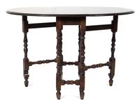 A Gate Leg Table Height 30 1/2 inches. — LATE 19TH CENTURY