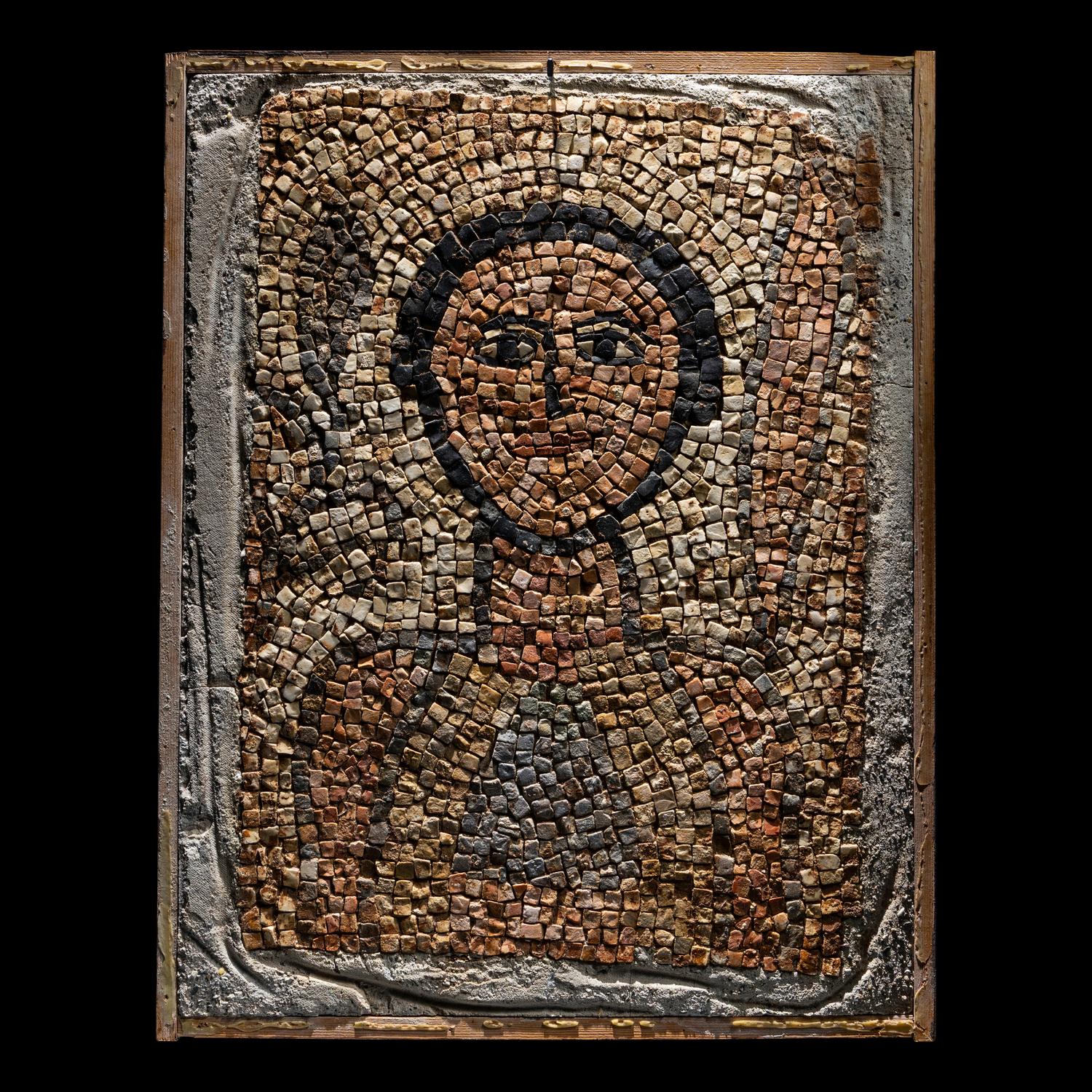 A Late Roman Mosaic Panel with the Head of a Man