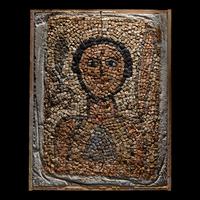 A Late Roman Mosaic Panel with the Head of a Man