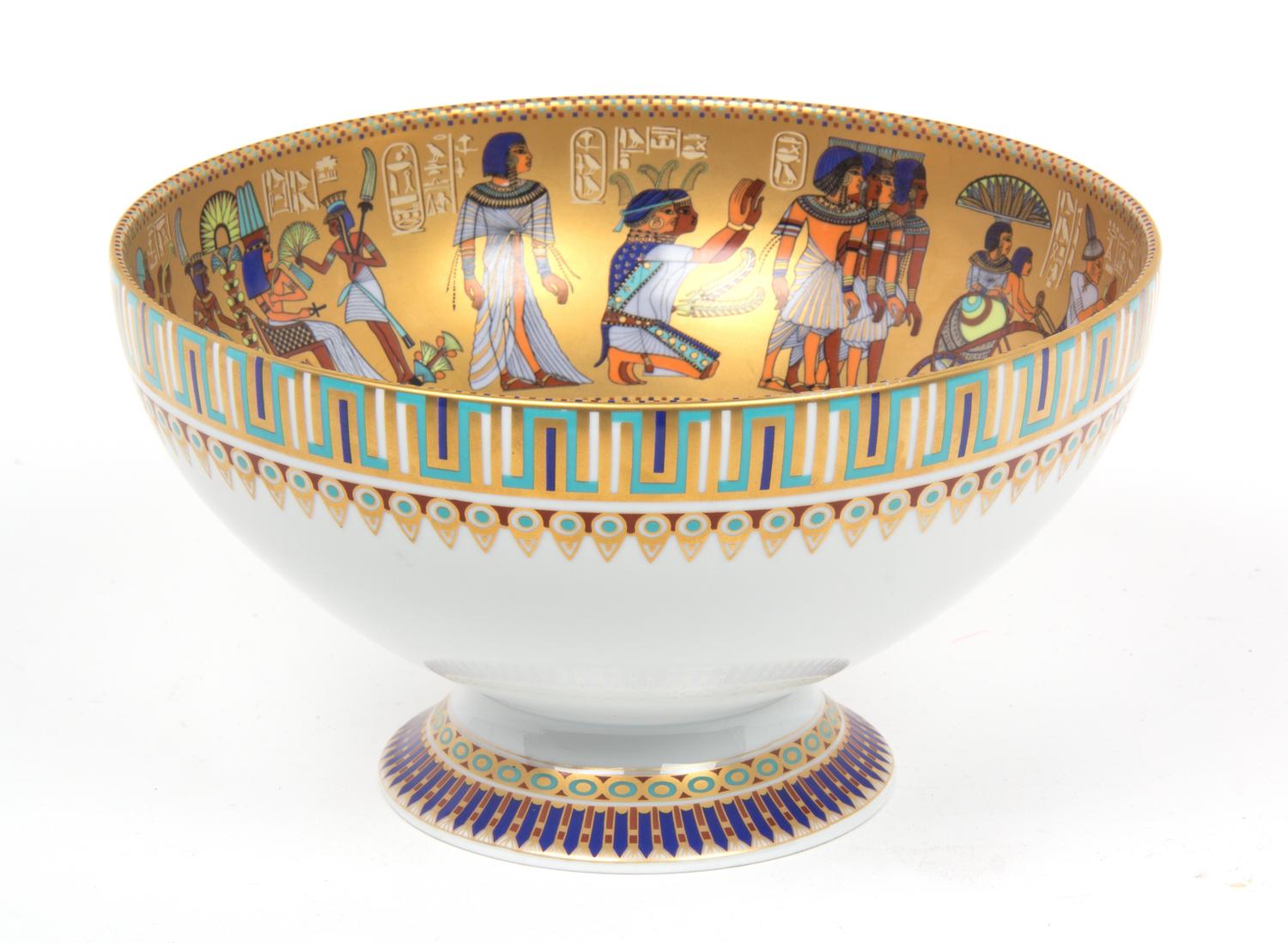 A Kaiser Porcelain "Theban" Bowl Diameter 10 inches. — 20TH CENTURY