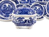 A Copeland Spode Tower Pattern Ironstone Dinner Service