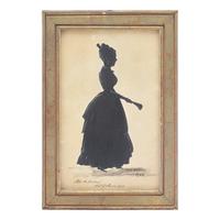 William Henry Brown (1808-1883), A Silhouette Profile Portrait of Mrs. Harrod of New Orleans, Louisiana