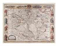 [TRAVEL & EXPLORATION -- MAP]. SPEED, John (1552-1669). The Mape of Hungari newly augmented . London: George Humble, 1631.