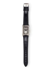 JAEGER-LECOULTRE, PLATINUM 'REVERSO NUMBER TWO' TOURBILLON WATCH