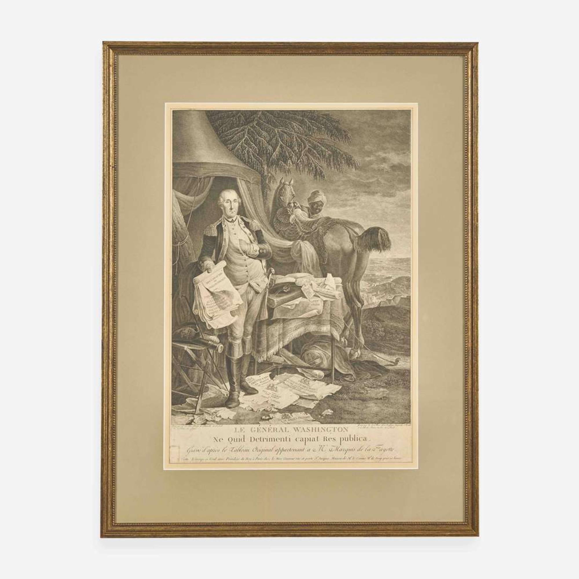 [Americana] [Washington, George] Le Mire, Noel Le General Washington Ne quid Detrimenti capiat Res publica...
