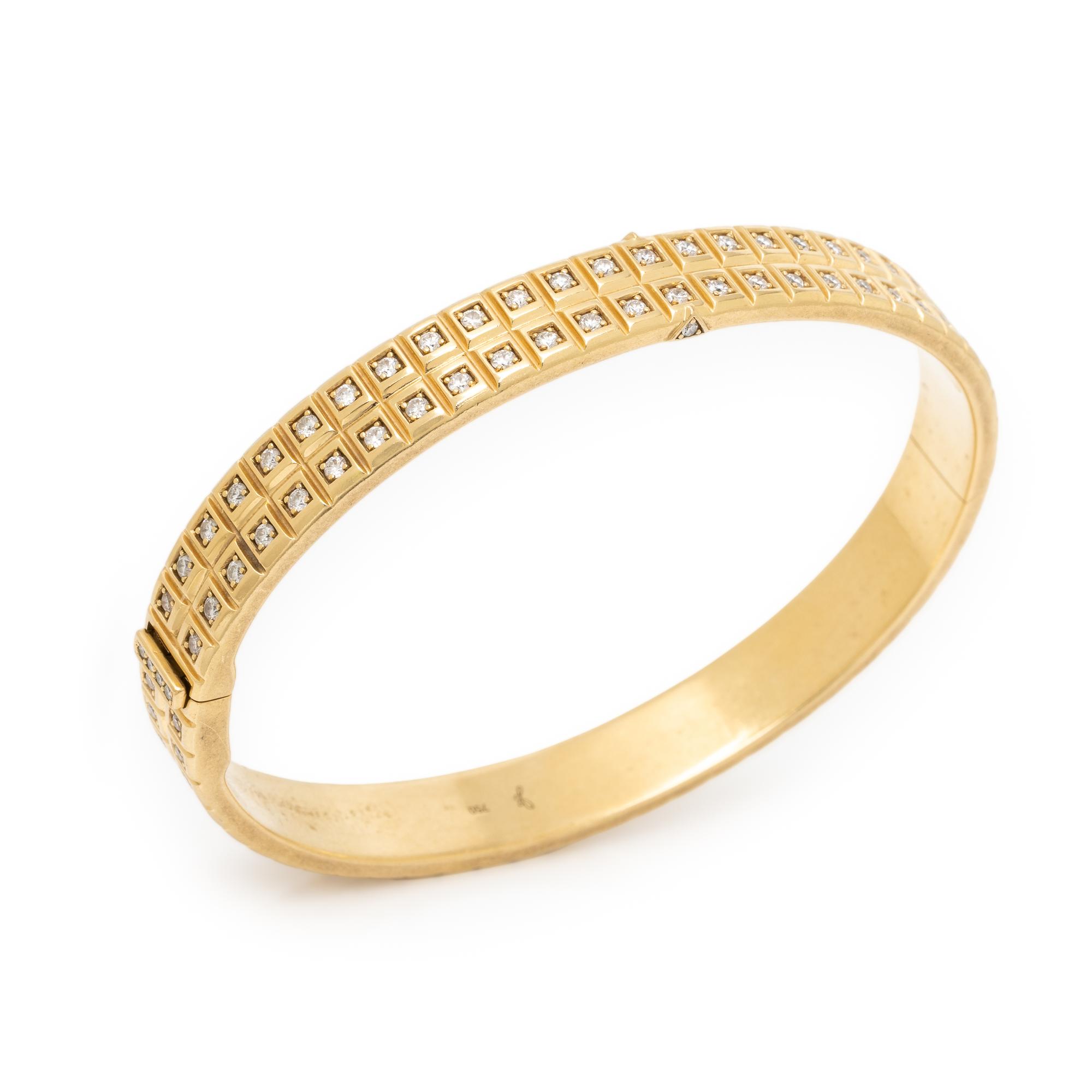 James Banks, 'Carousel II', Diamond and Yellow Gold Bangle Bracelet