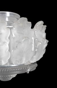 A Lalique Chene Ceiling Fixture