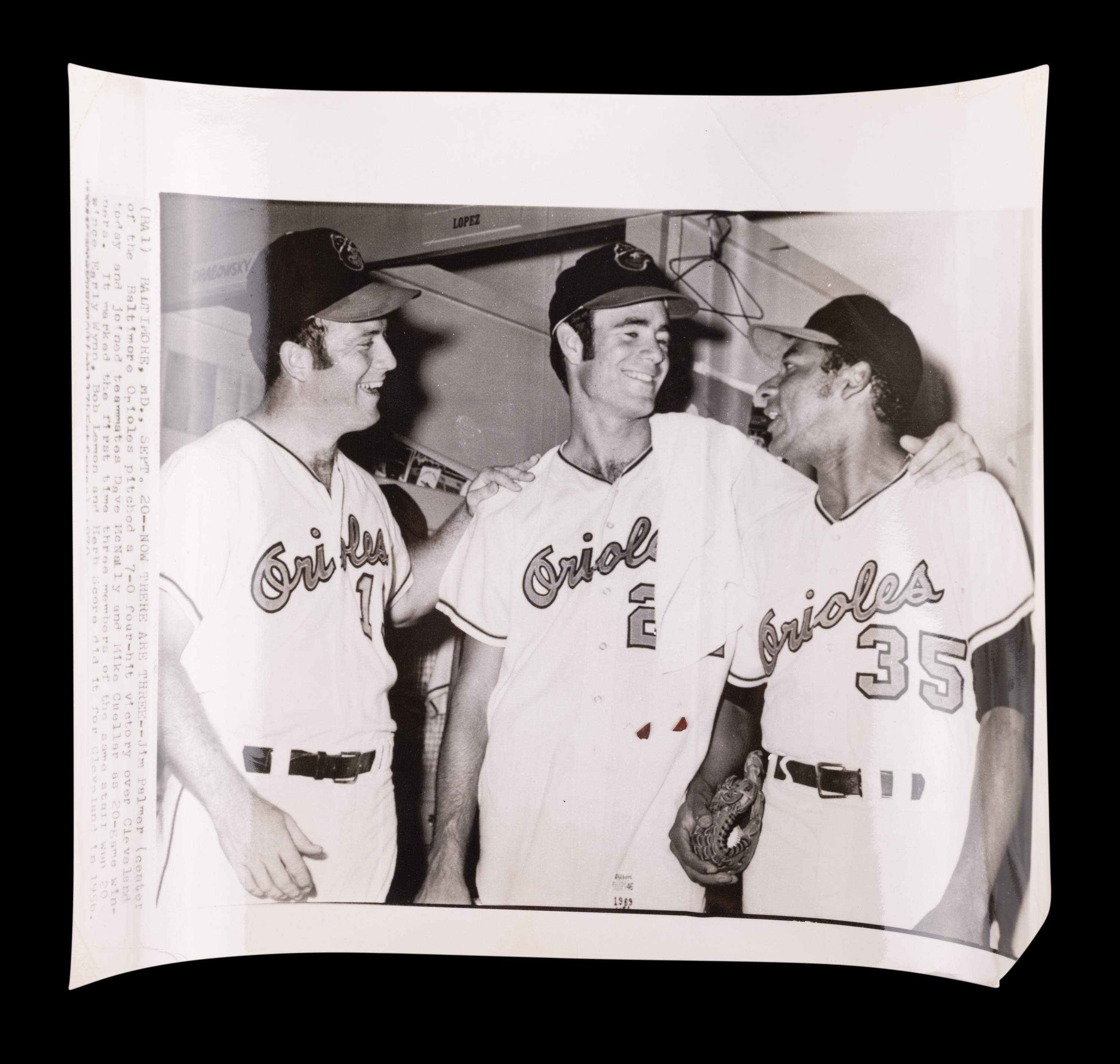 A Group of Over 60 Original Baltimore Orioles 1960s Type One News Photographs (Including Brooks Robinson and Frank Robinson),
