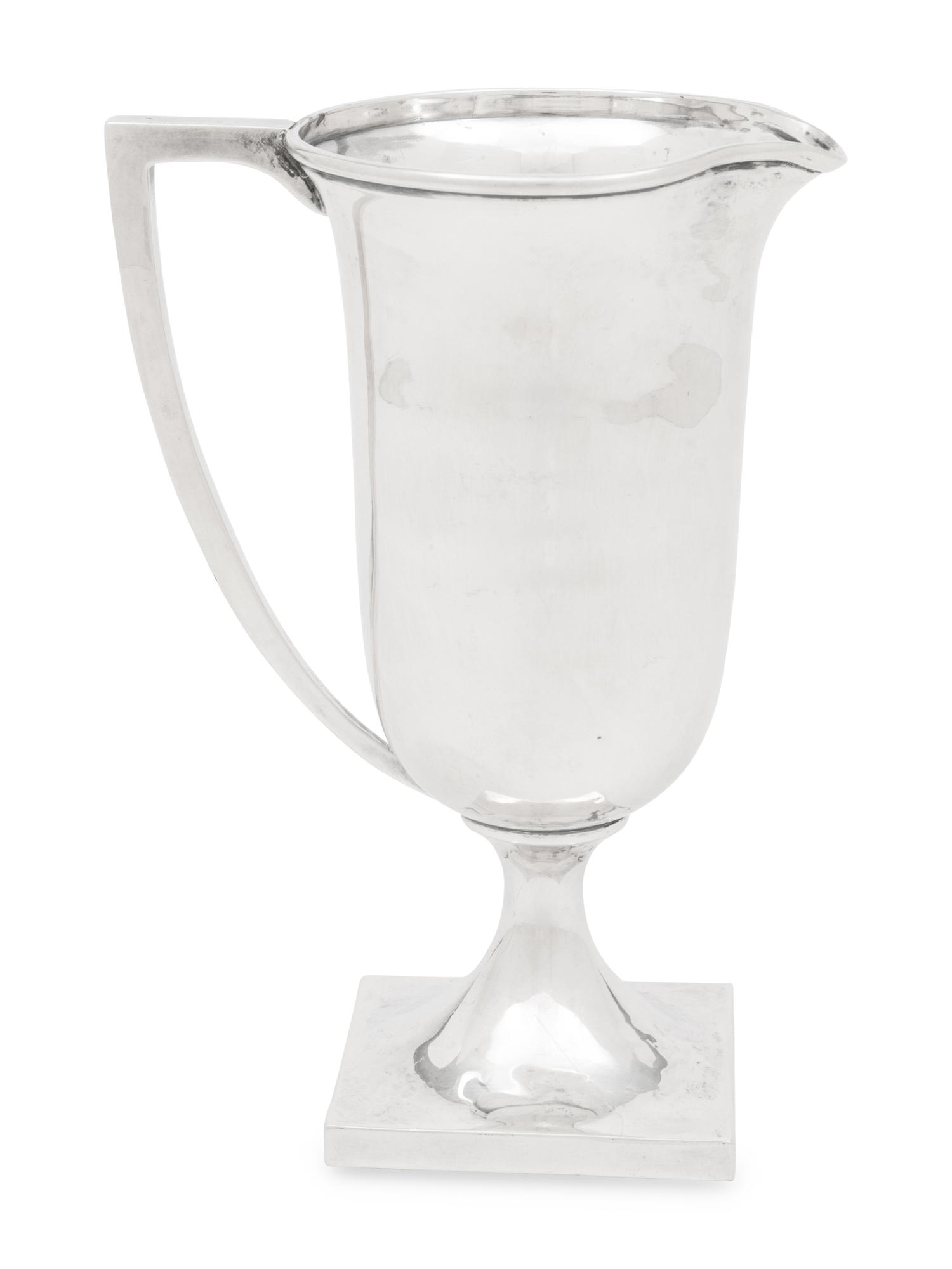 An American Silver Pitcher