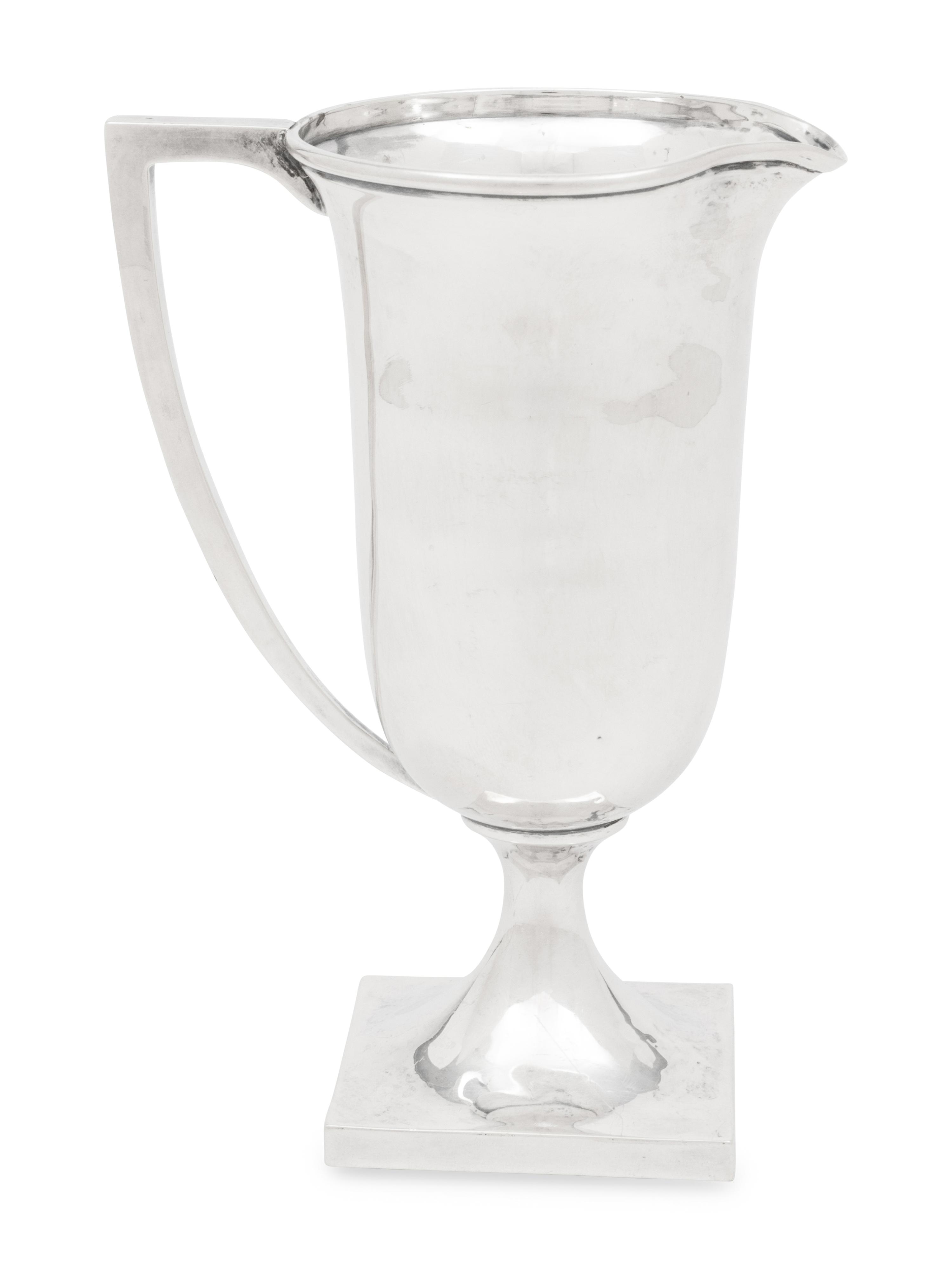 An American Silver Pitcher