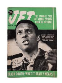 [CIVIL RIGHTS] -- [CARMICHAEL, Stokely (1941-1998)]. Jet . Vol. XXX, No. 16. Chicago: Johnson Publishing Co., 28 July 1966.