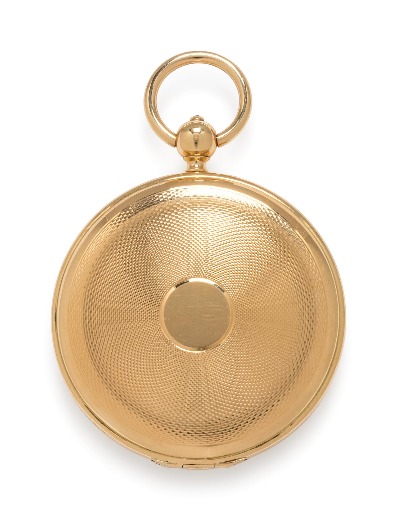 Ron De Corte, 18K Yellow Gold Hunter Case Pocket Watch