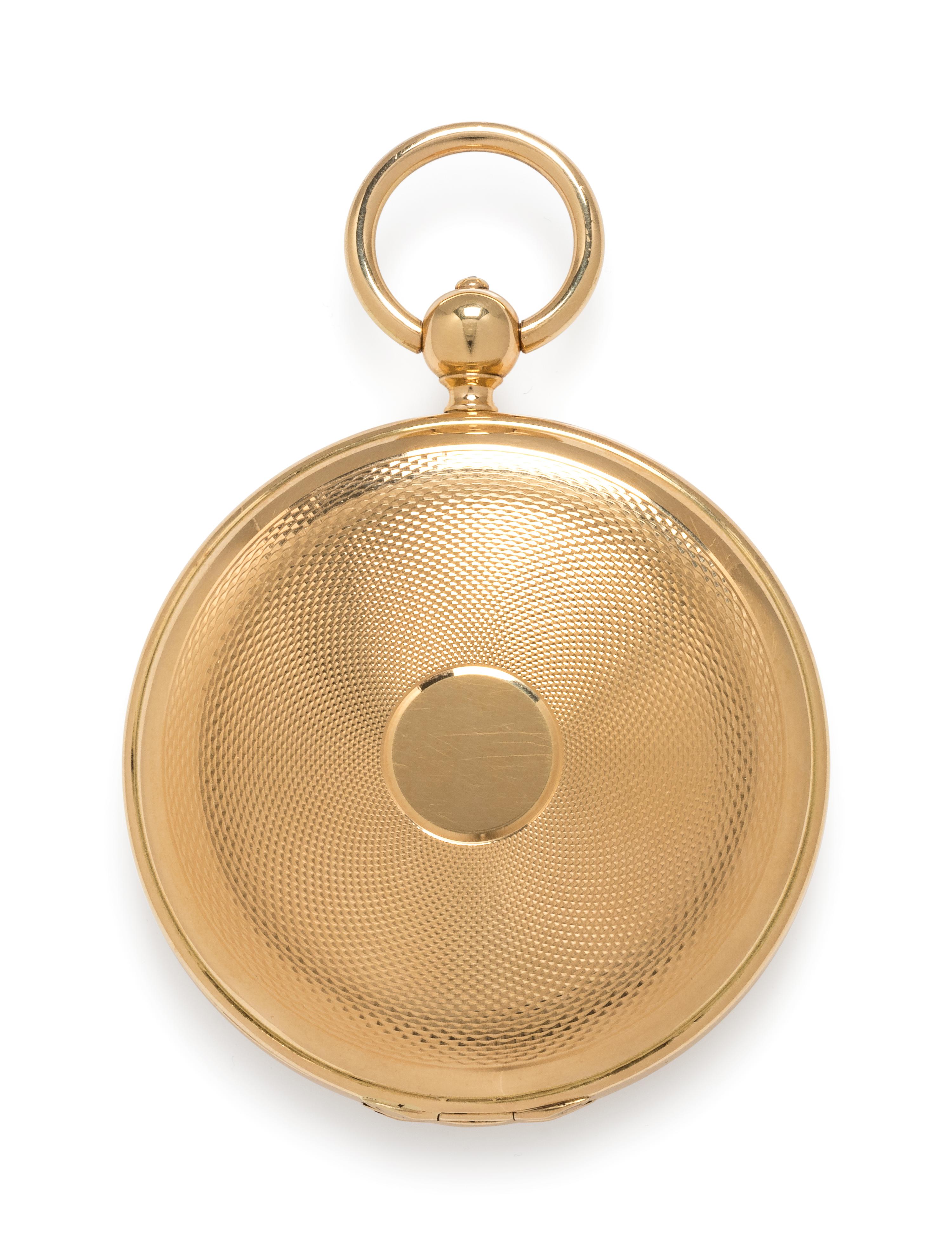 Ron De Corte, 18K Yellow Gold Hunter Case Pocket Watch