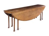 An Irish George III Oak Drop-Leaf Table