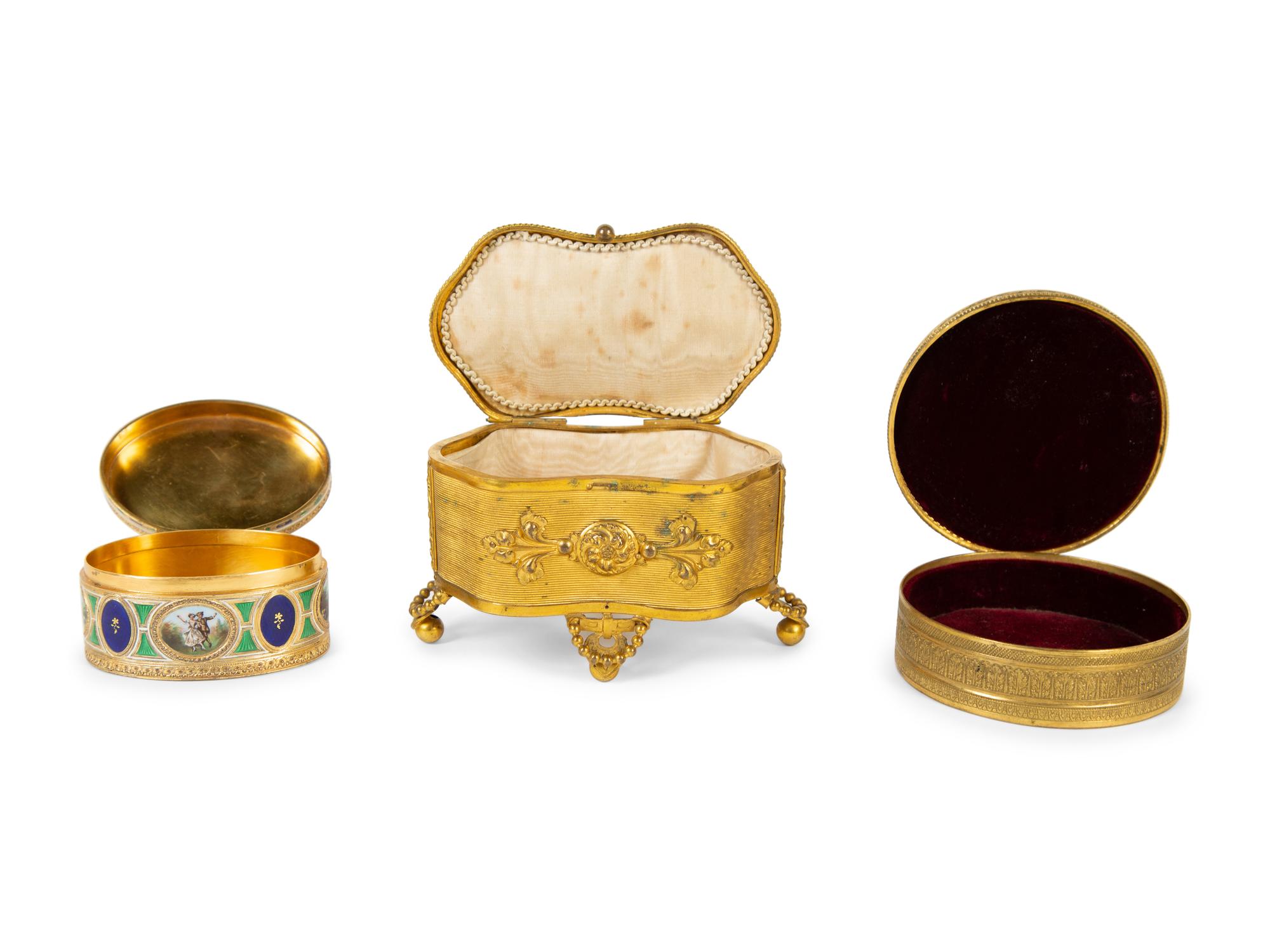 Three Continental Small Boxes