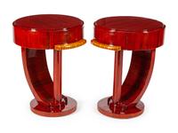 A Pair of Art Deco Style Nightstands