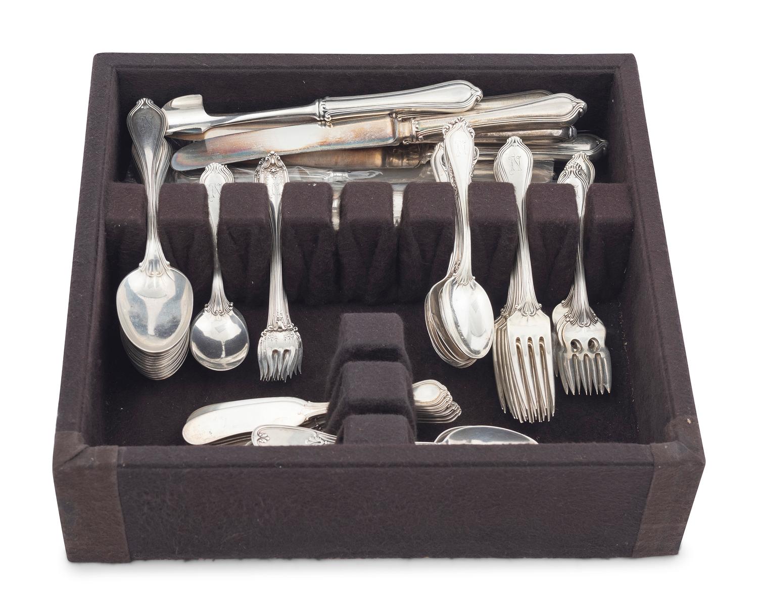 An Assembled Group of Towle Silver Flatware