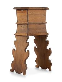 An Italian Baroque Style Walnut Stand — 18TH/19TH CENTURY