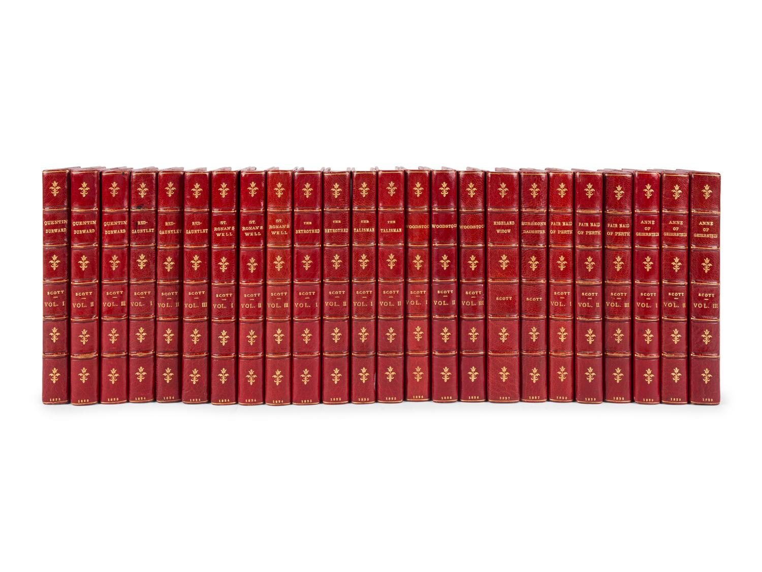[BINDINGS & SETS]. SCOTT, Walter, Sir (1771-1832). [ The Waverly Novels ]. Edinburgh: Archibald Constable and Co. et al, 1814-1829.