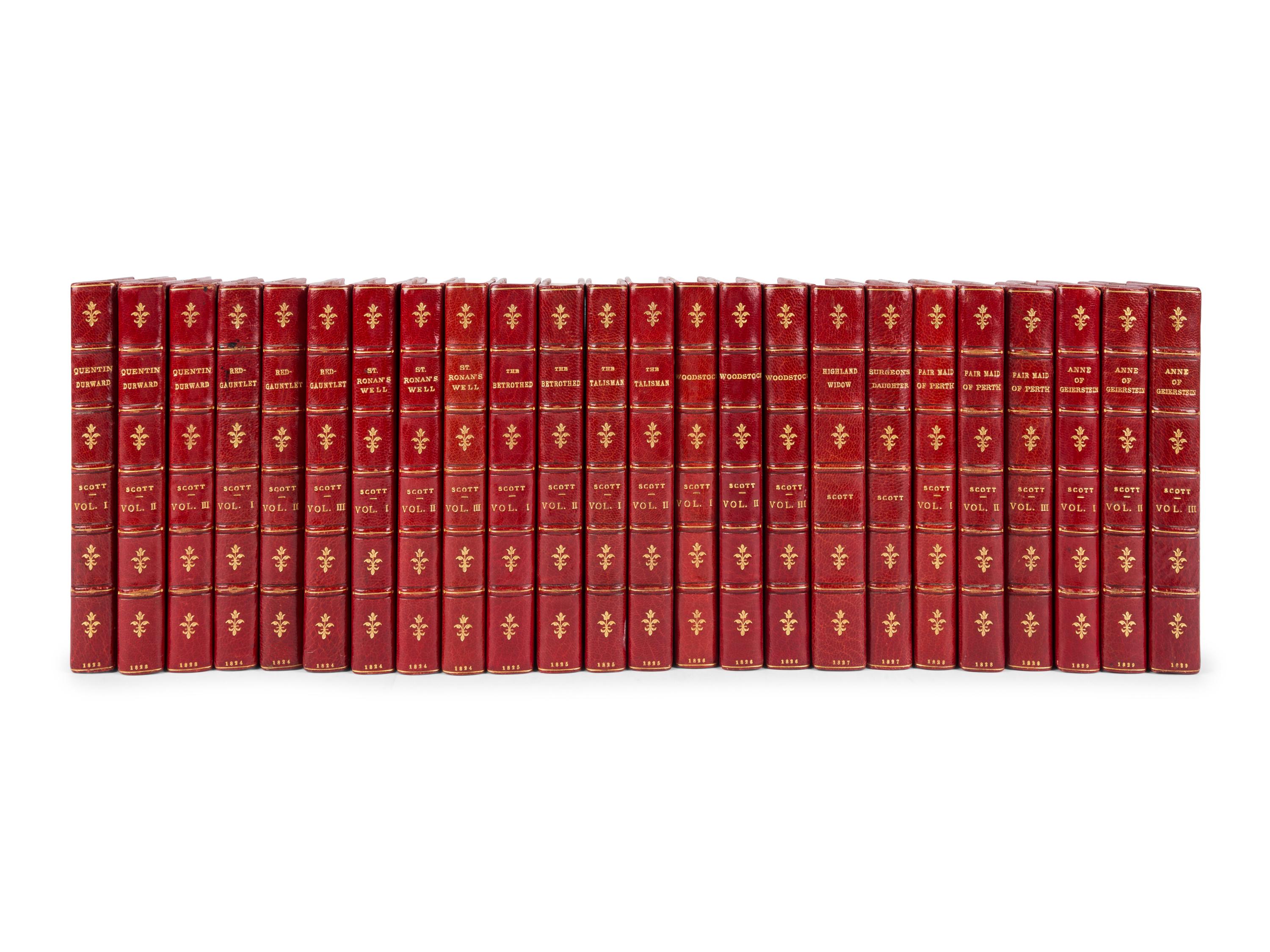 [BINDINGS & SETS]. SCOTT, Walter, Sir (1771-1832). [ The Waverly Novels ]. Edinburgh: Archibald Constable and Co. et al, 1814-1829.