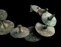 A Group of 15 Luristan Bronze Lids or Discs