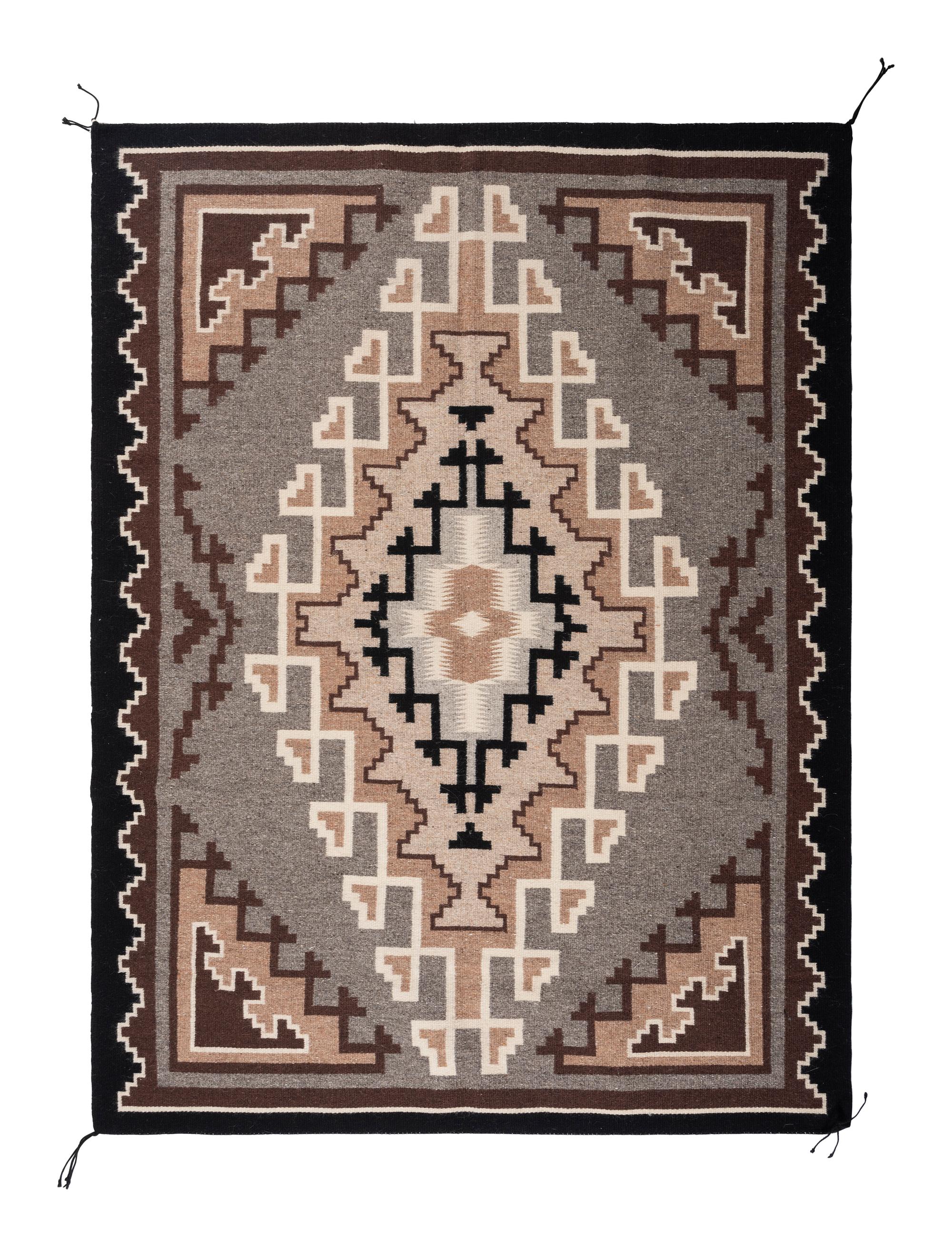 Navajo Two Grey Hills Weaving / Rug