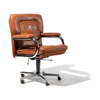Guido Faleschini — A Leather Office Chair for i4 Mariani