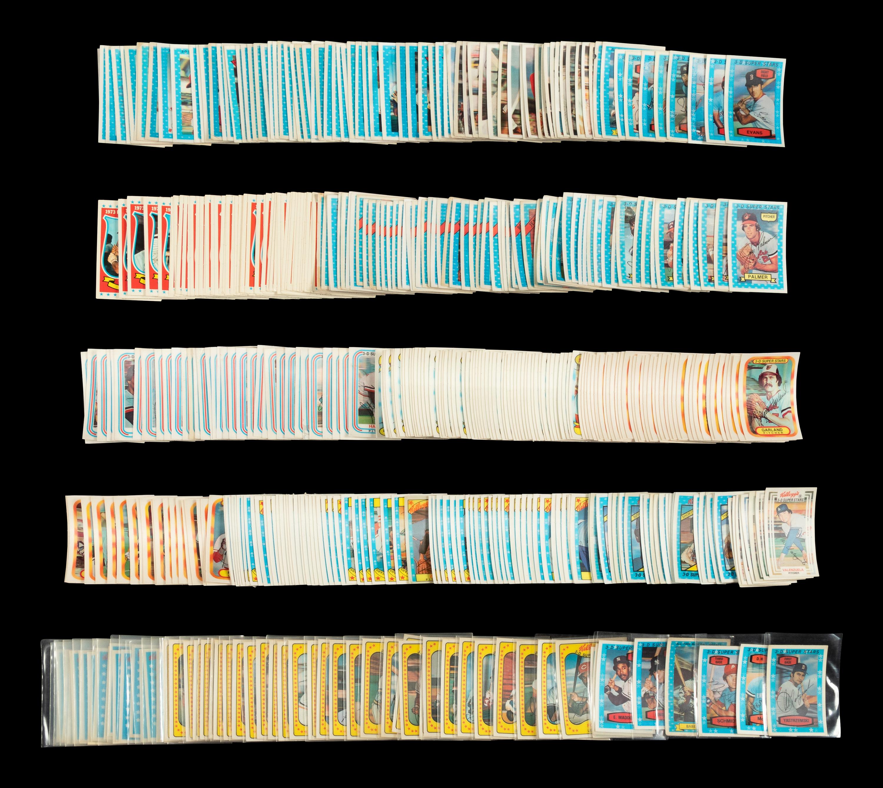 A Collection of Over 450 1970s-80s Kelloggs Baseball Cards