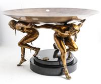 An American Bronze Commemorative Figural Group Height 14 x diameter 13 inches. — JOHN HAIR, SECOND HALF 20TH CENTURY