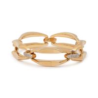 YELLOW GOLD AND DIAMOND BRACELET