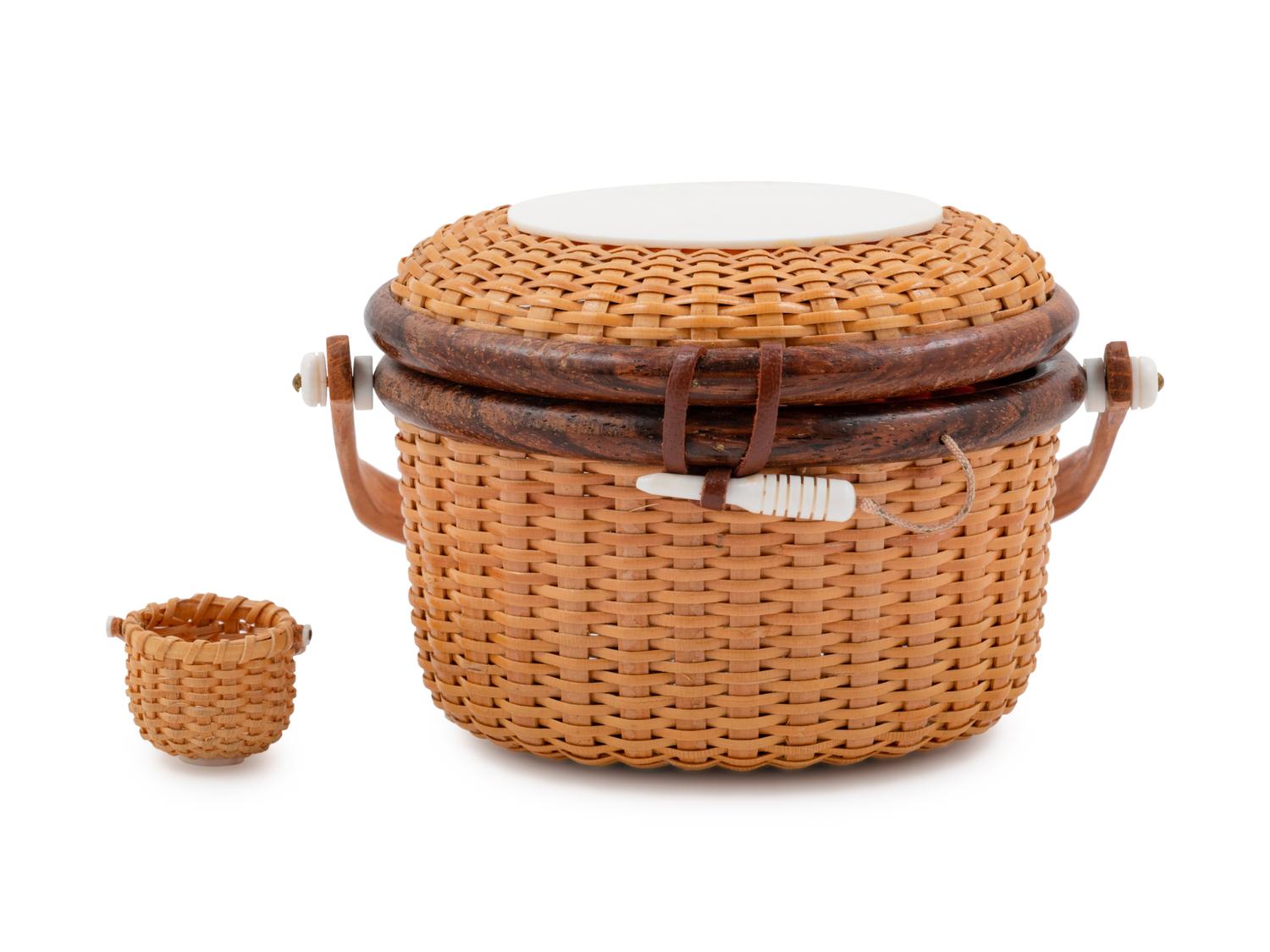 Two Nantucket Baskets by Paul Willer