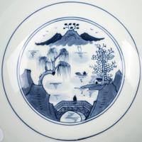 Two Pairs of Chinese Export Blue and White Porcelain Wares