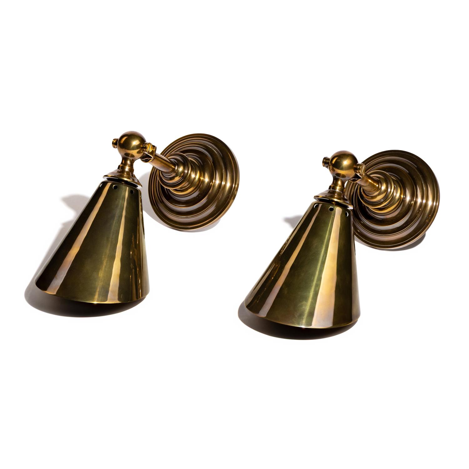A Pair of Clipper Task Wall Lights