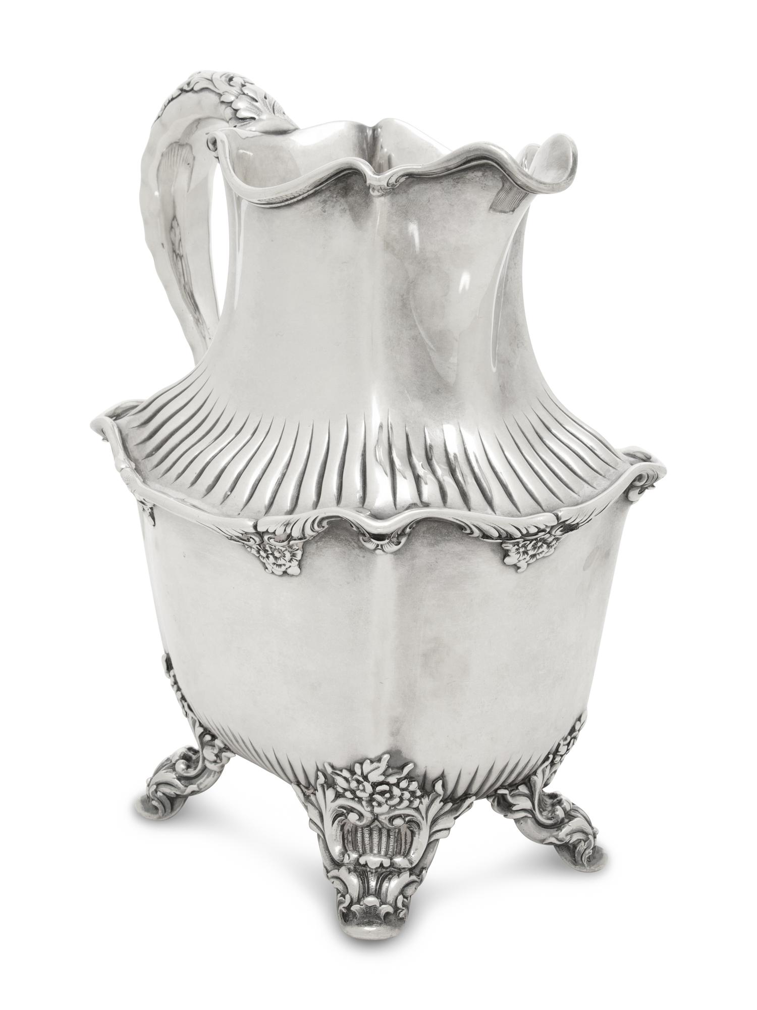 An American Silver Water Pitcher
