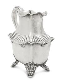 An American Silver Water Pitcher