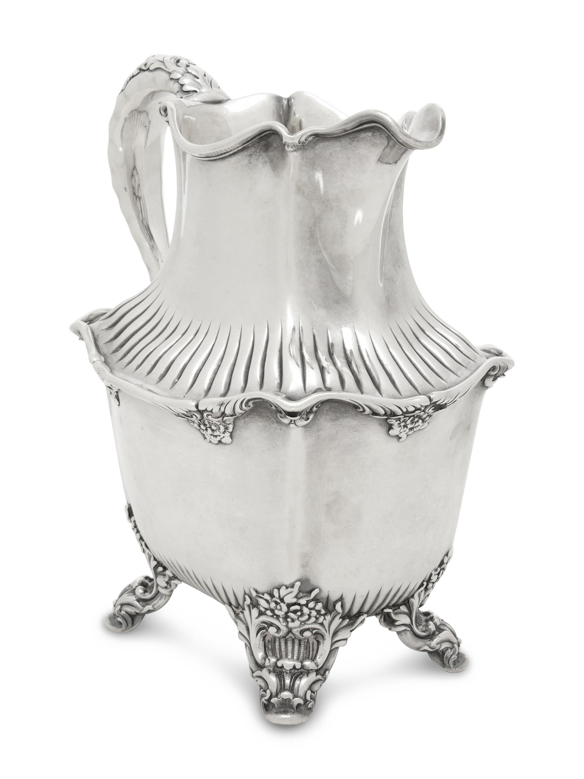 An American Silver Water Pitcher
