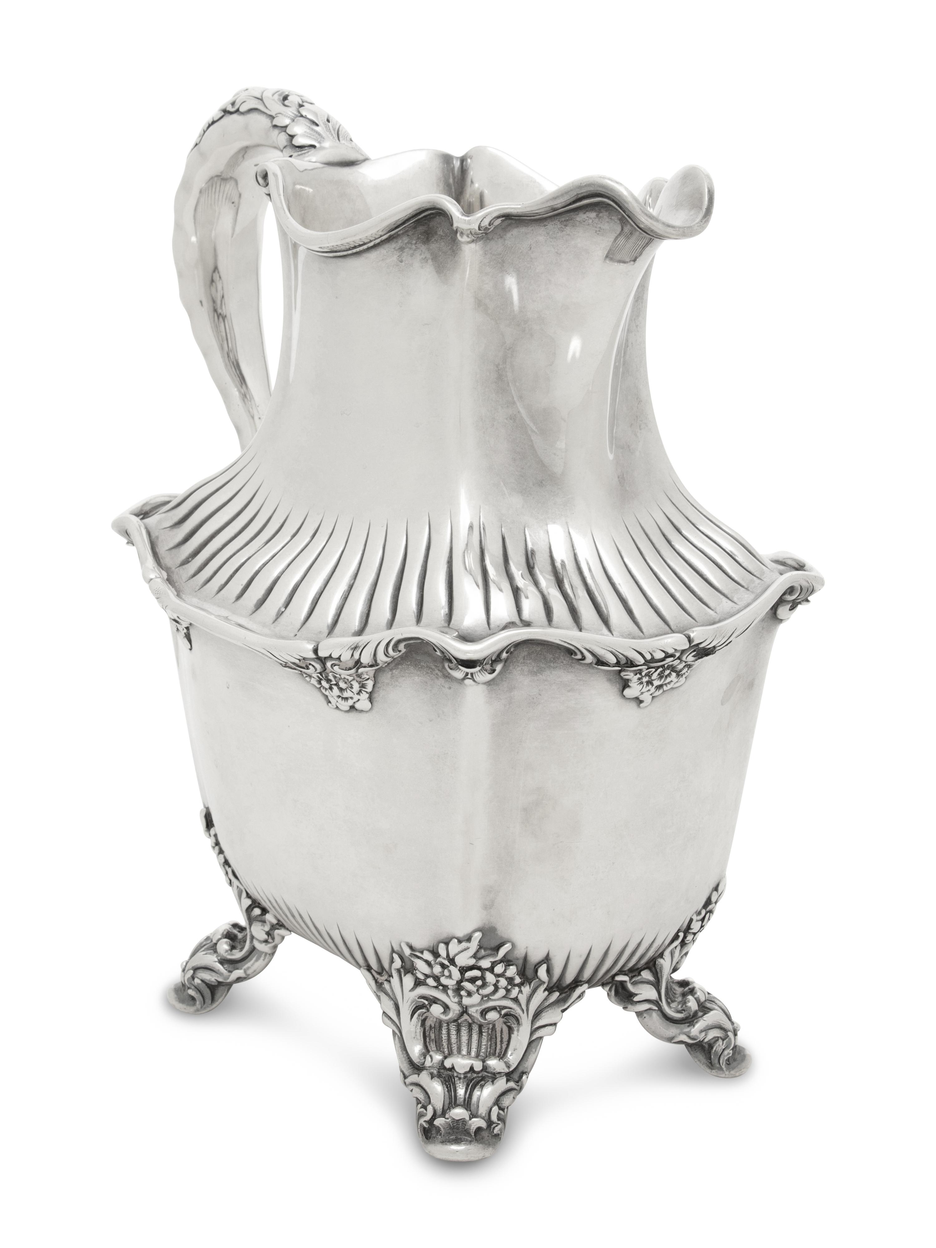 An American Silver Water Pitcher