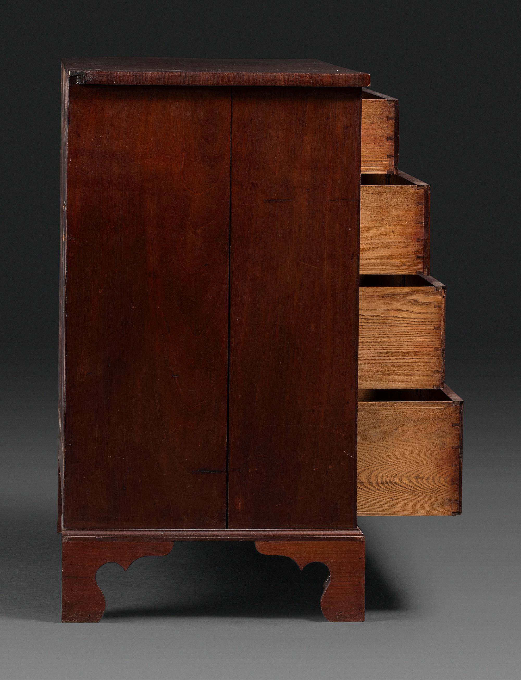 A Chippendale Style Mahogany Chest of Drawers