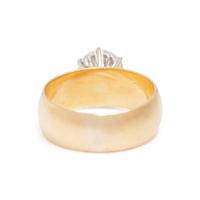 YELLOW GOLD AND DIAMOND RING