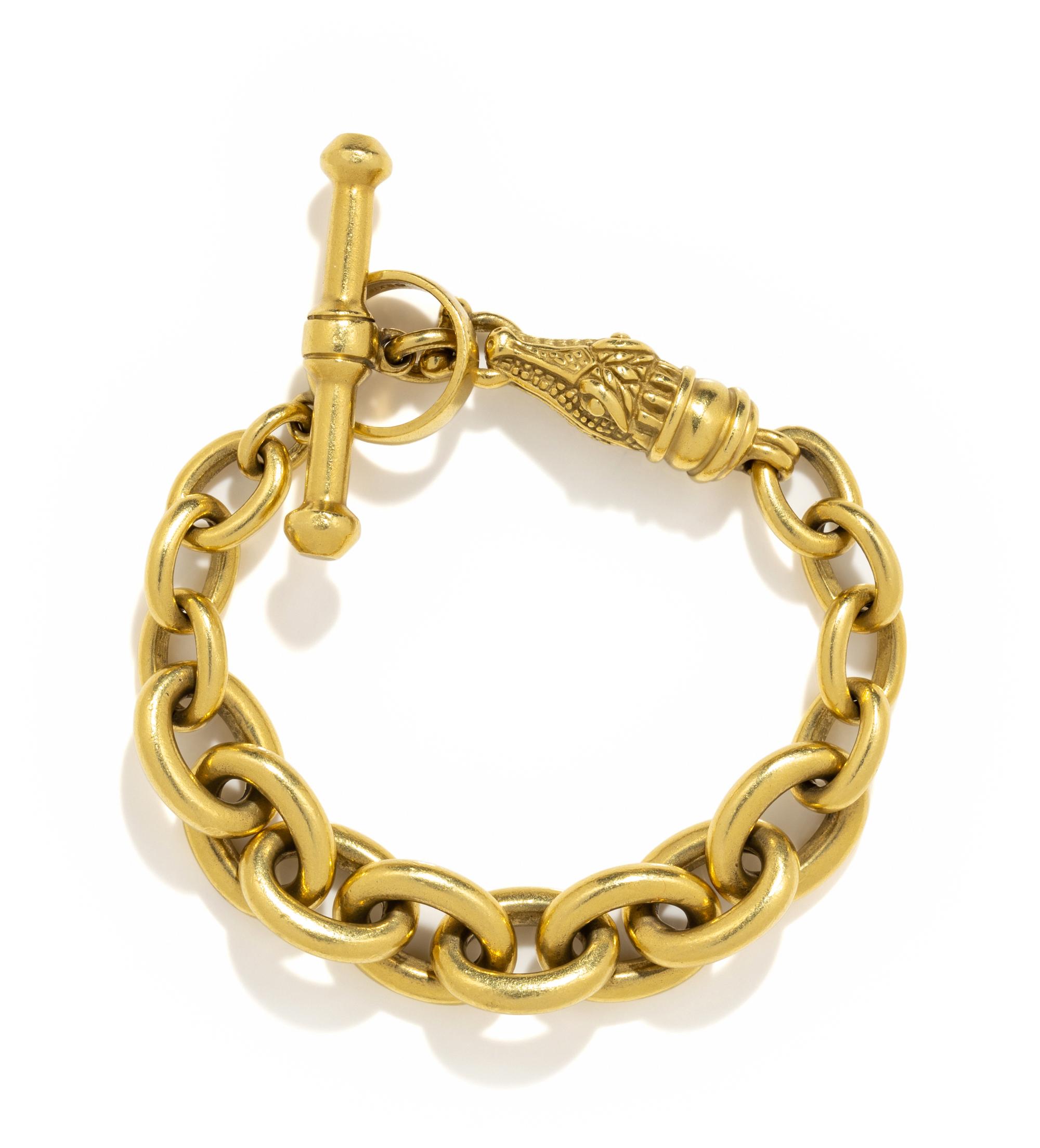 KIESELSTEIN-CORD, YELLOW GOLD BRACELET
