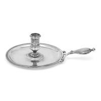 A George II Hugenot Silver Chamberstick