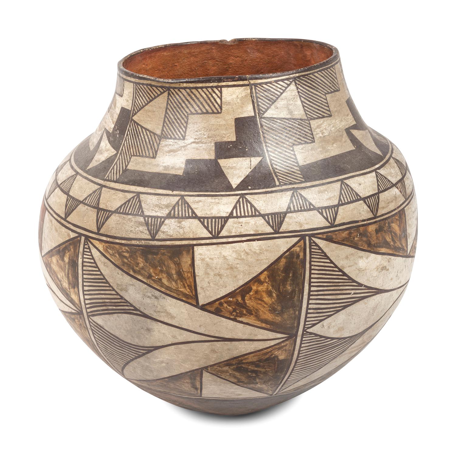 Acoma Four-Color Polychrome Olla