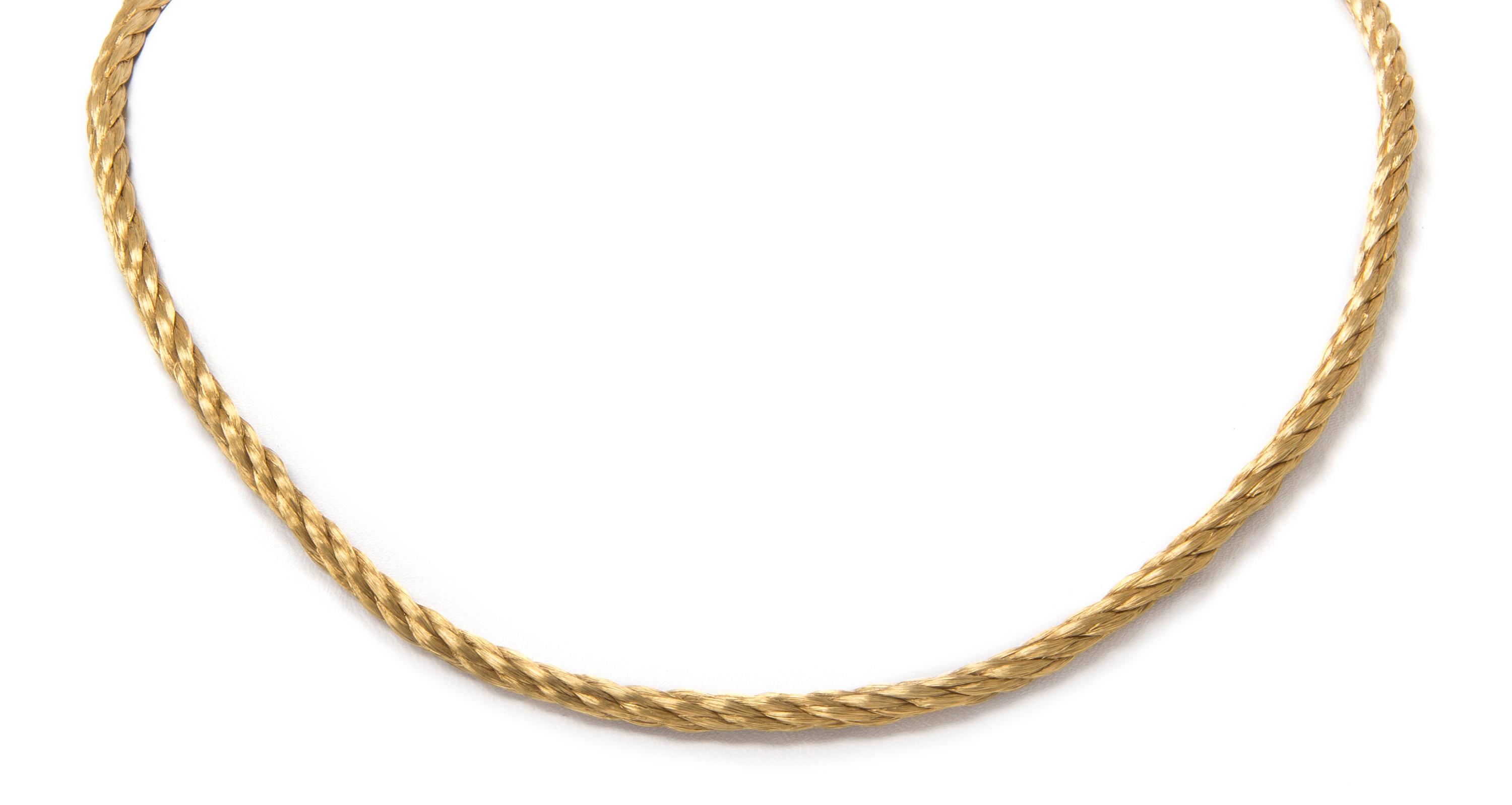An 18 Karat Yellow Gold Necklace, Damas, 18.80 dwts.