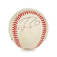 A Vintage Barry Bonds Signed Autograph Baseball (Beckett Authentication Services BAS Certified),