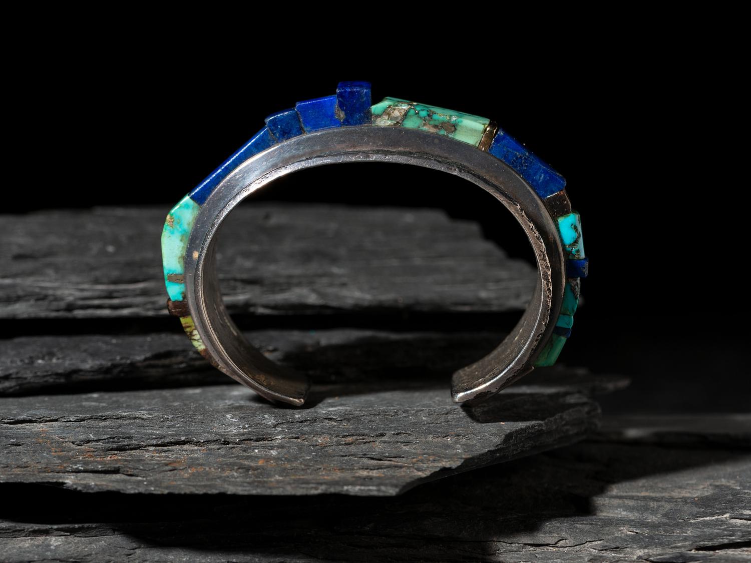 Wide Tufa Cast Height Cuff Bracelet