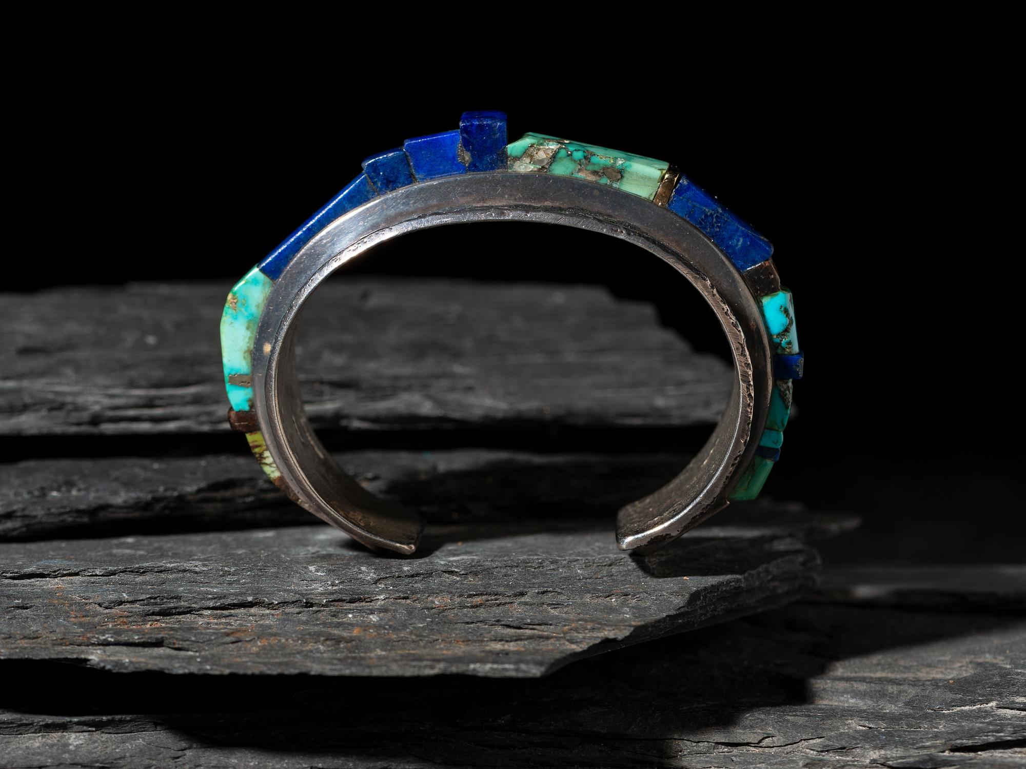 Wide Tufa Cast Height Cuff Bracelet