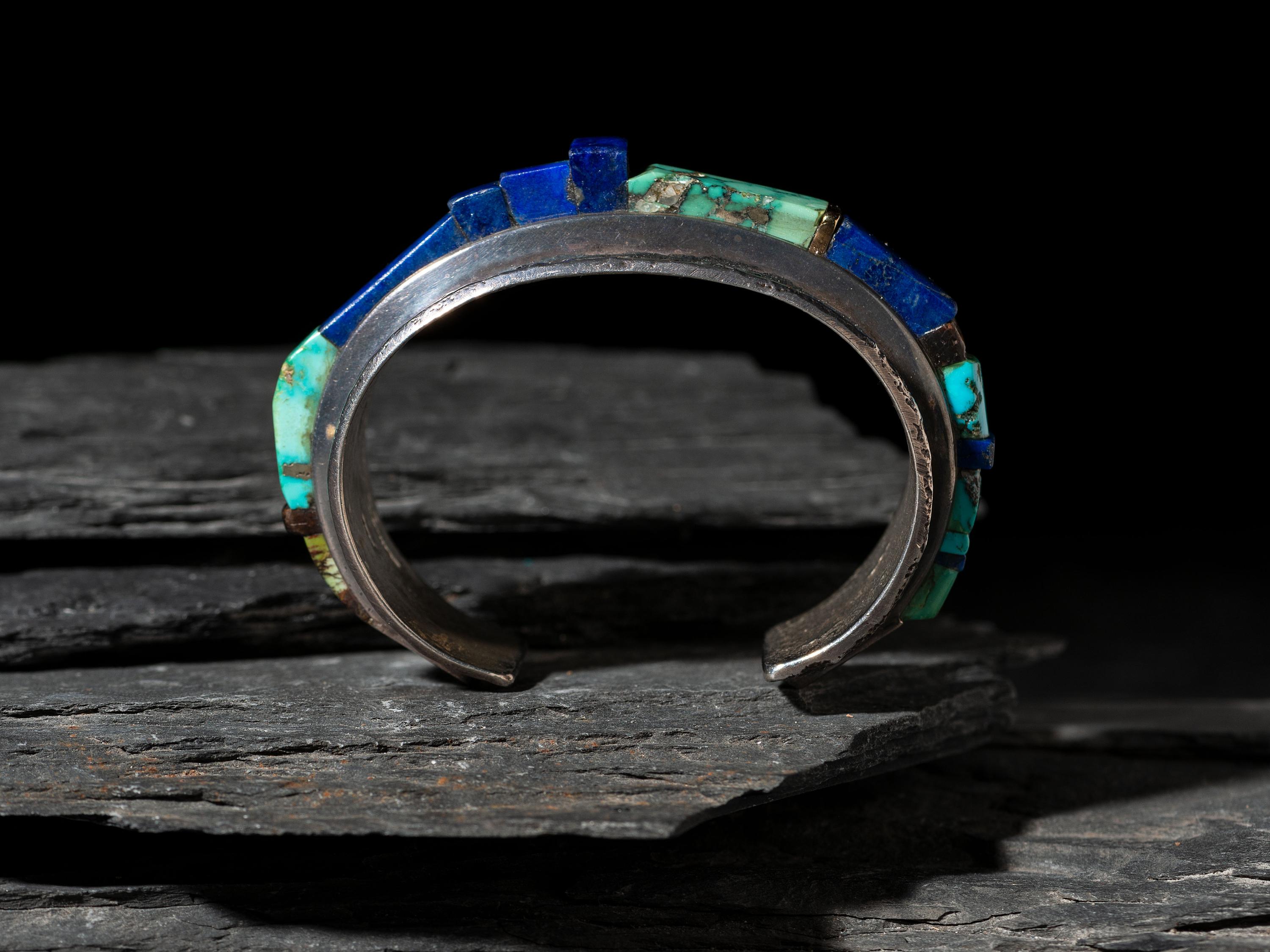 Wide Tufa Cast Height Cuff Bracelet
