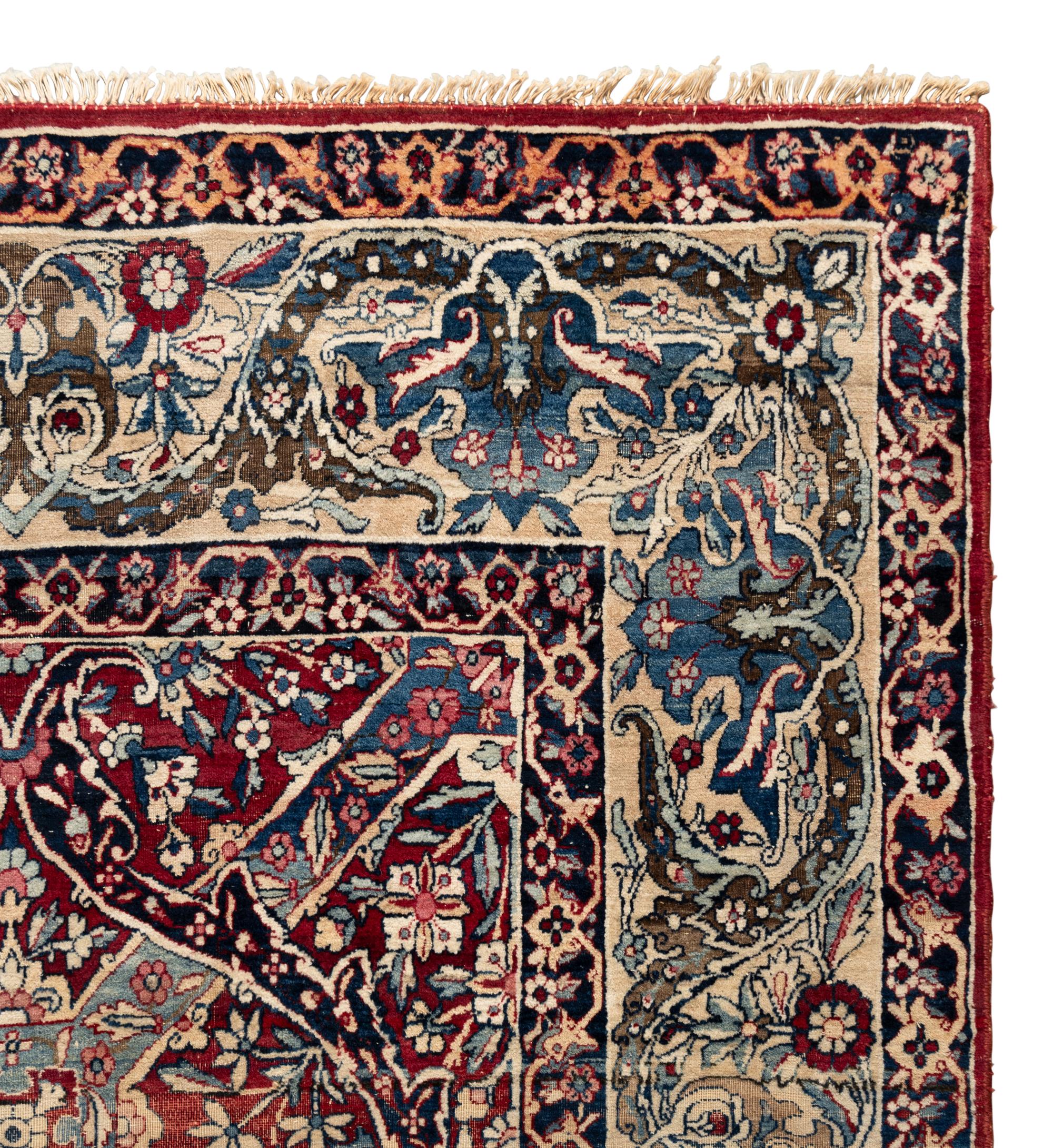 A Lavar Kerman Wool Rug