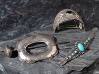 Navajo Silver Hair Accessories