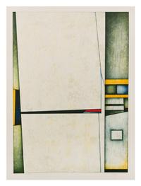 Gunther Gerzso, (Mexican, 1915-2000), Muro Blanco, 1988
